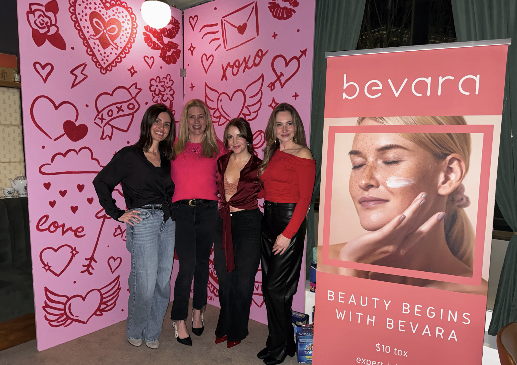 galentine’s day backdrop