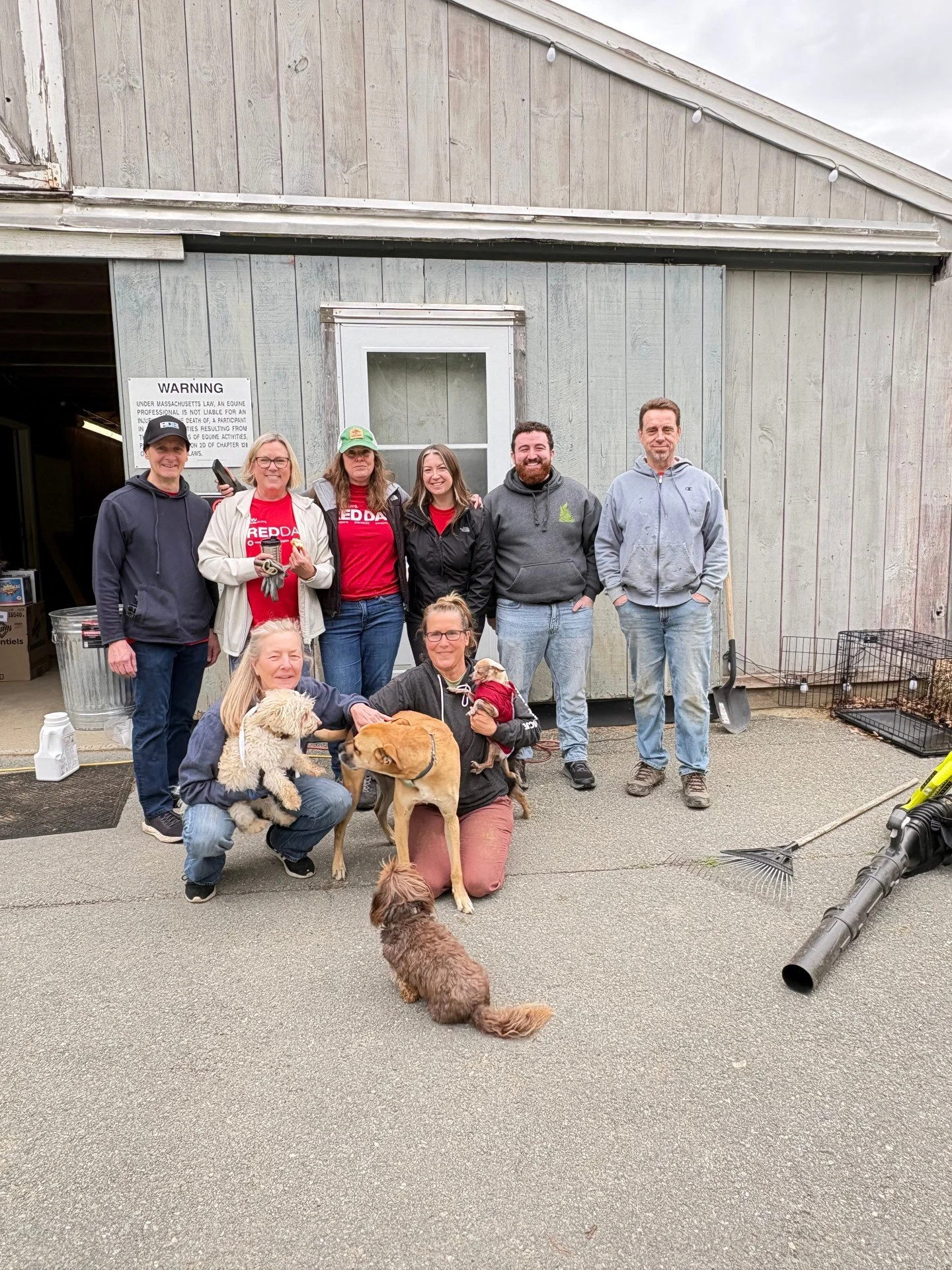 Thanks to our friends at @kellerwilliamsrealty, we were able to get the new Sweet Paws Rescue farm spruced up for spring! The team at Keller Williams generously donated its time for a recent day of service. Together, we landscaped and placed kindness