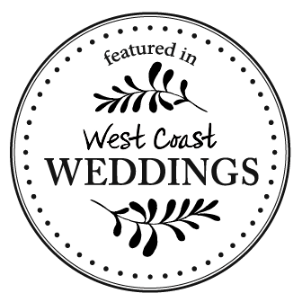 Featured in West Coast Weddings - Megan Maundrell Photography