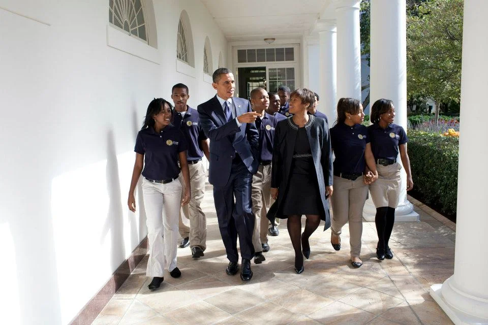 JCP VISITS THE WHITEHOUSE