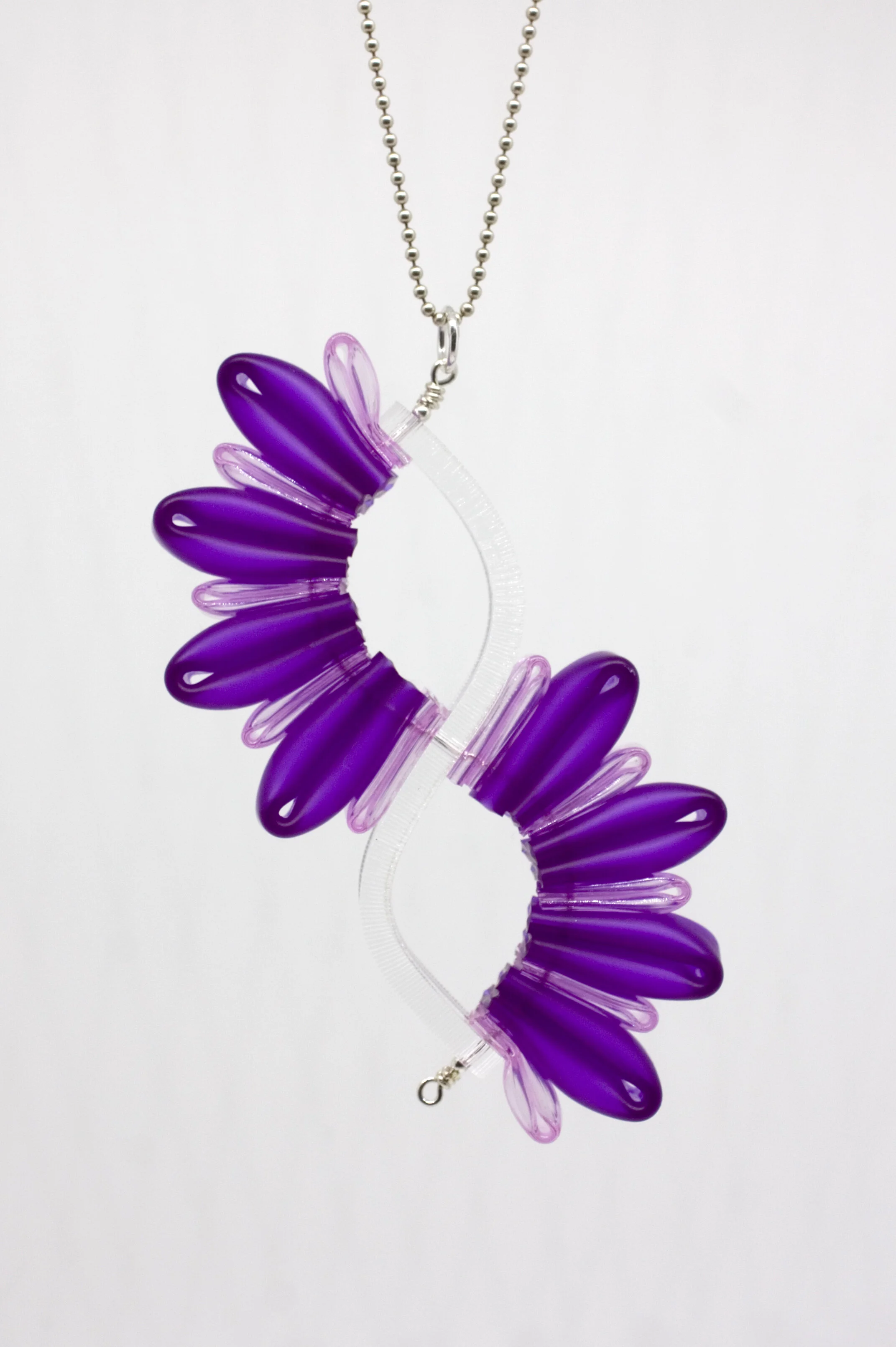 Week 48 - silicone & PVC tube, lasercut acrylic, sterling silver
