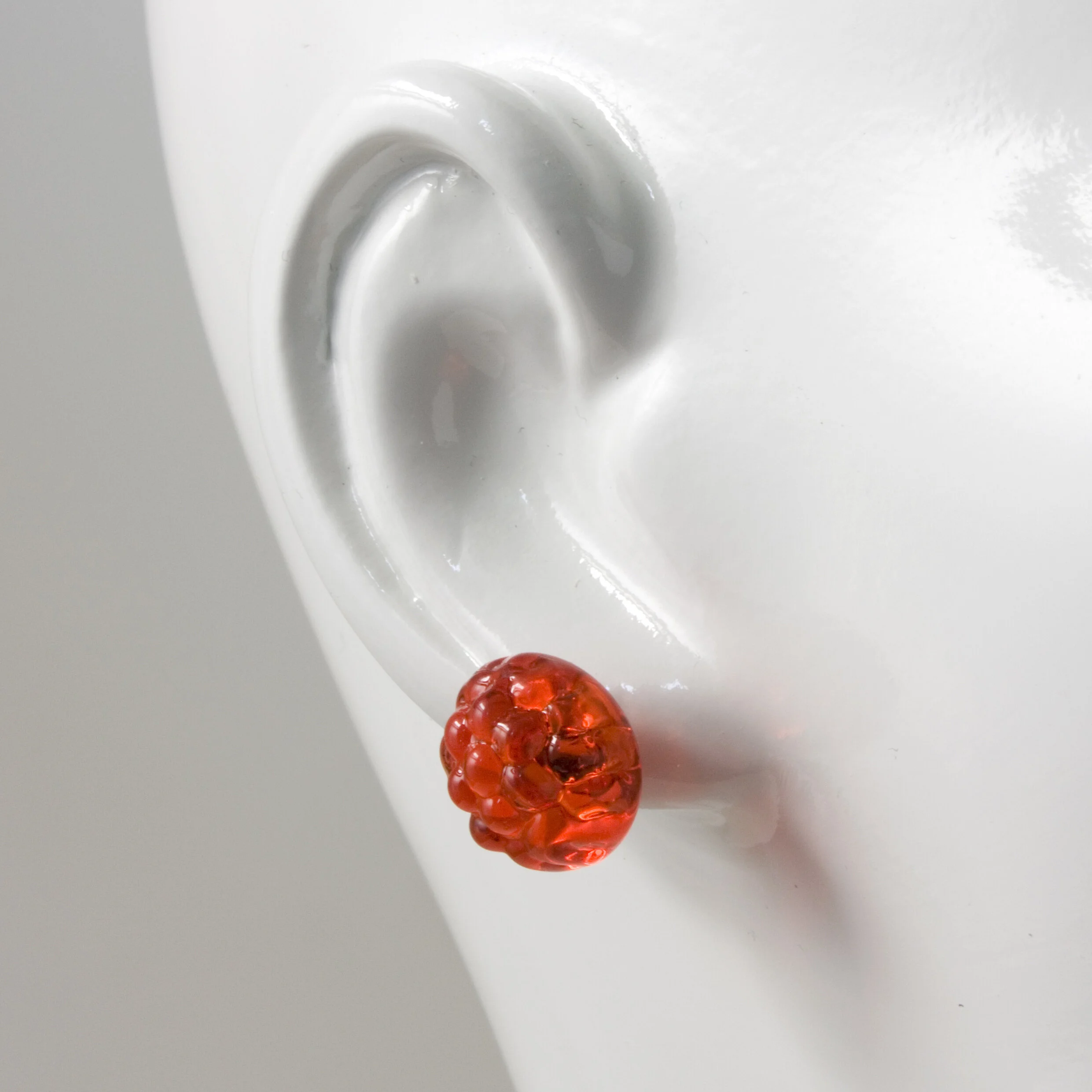 emma gerard glass stud earrings swedish berry