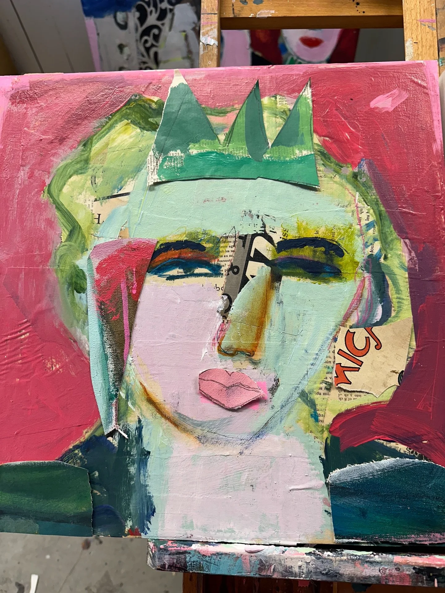 Not precious ,
imperfect on purpose!!
Trust the process!
#dabart
#mixedmediaartist
#collageartist
#contemporaryart 
#authenticart 
Process over product. Always
Working it all out. Intuitive artist.
Mixed media artist. An ongoing experiment with paper