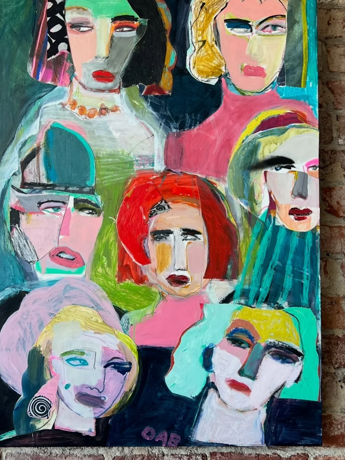 So thrilled to have recently sold my 2 large works, thanks to Oxford Street Gallery in their Debut exhibition and opening!! Thank you for the opportunity🙌
#oxfordstreetgallery 
#intuitiveart 
#contemporaryartwork 
#mixedmediaartist 
#collageart