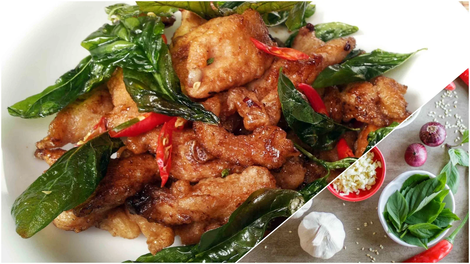 Sautéed Hot Basil (Pad Kra-Paow)