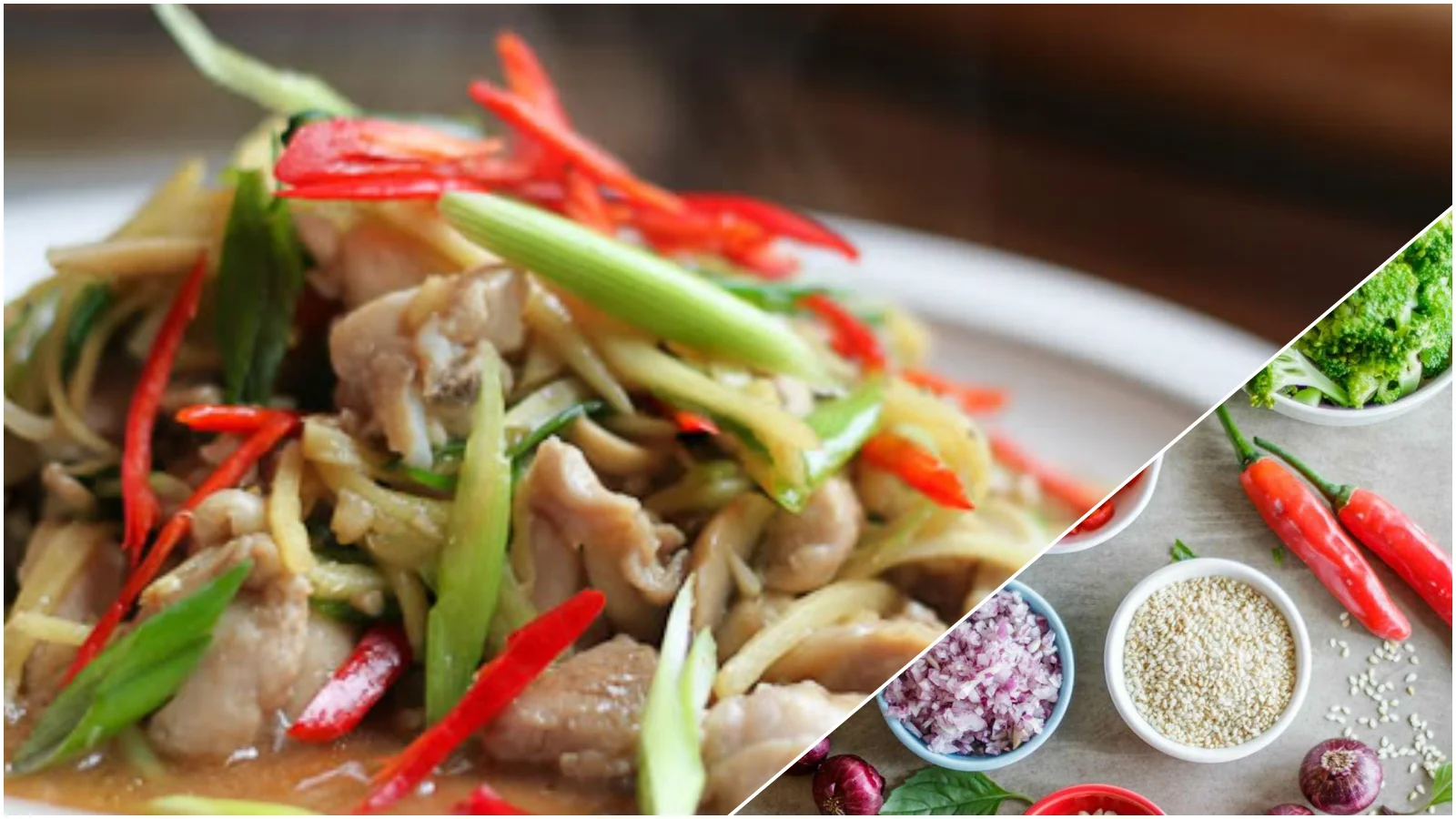 Sautéed Fresh Ginger (Pad Khing)
