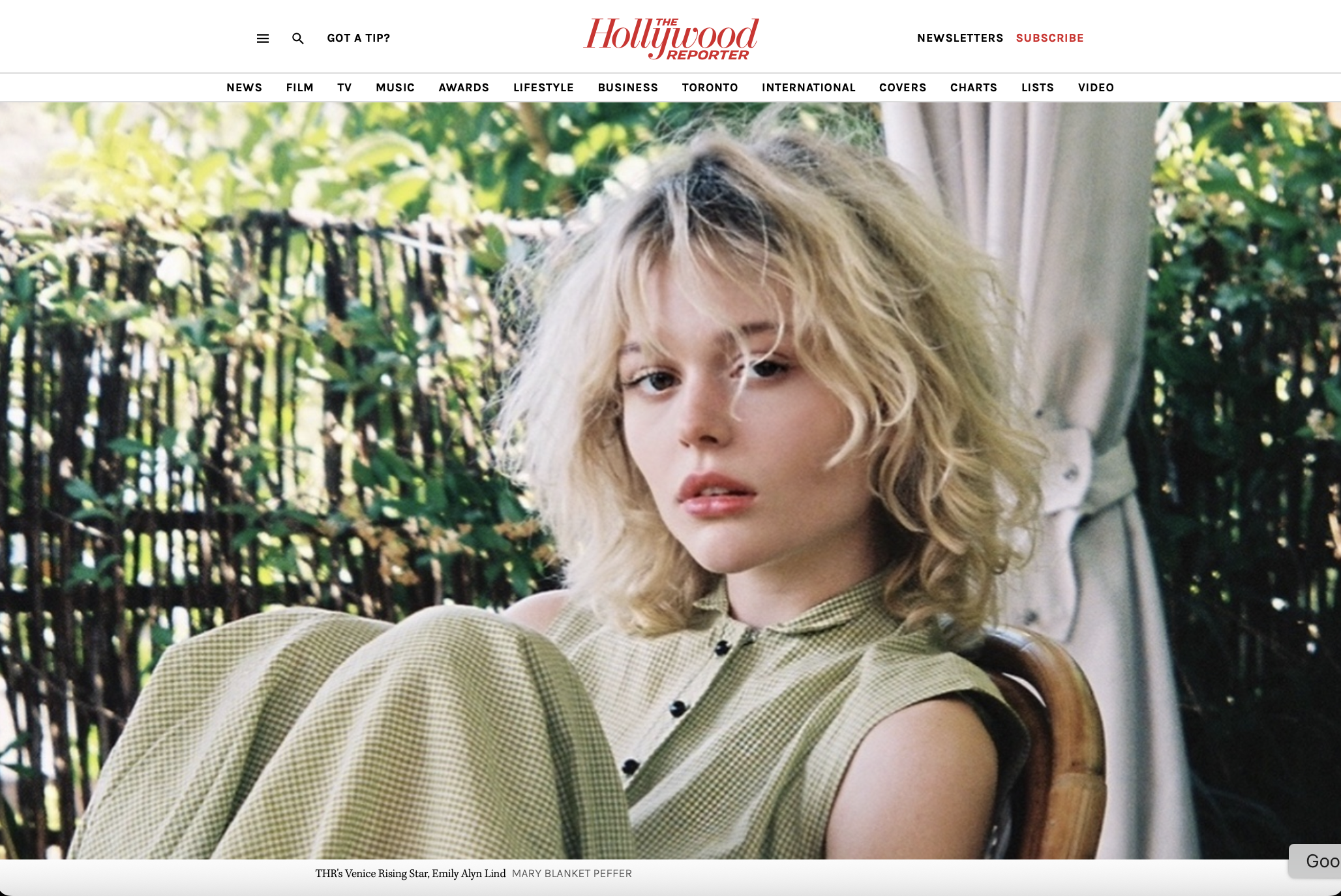 THE HOLLYWOOD REPORTER