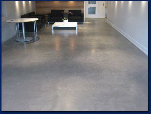 Concrete Floor Finish Interior Exposed Aggregate Salt And