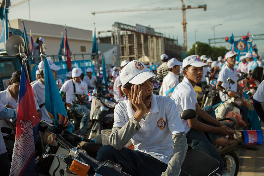 Last day of campaign for the Cambodian General Elections 2013