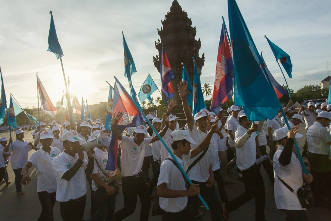 Last day of campaign for the Cambodian General Elections 2013