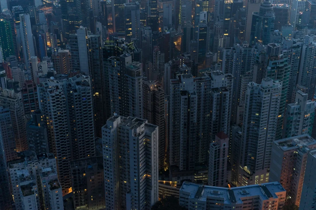 December 29, 2014 - Hong Kong. The Hong Kong skyline from The Peak. © Thomas Cristofoletti / Ruom