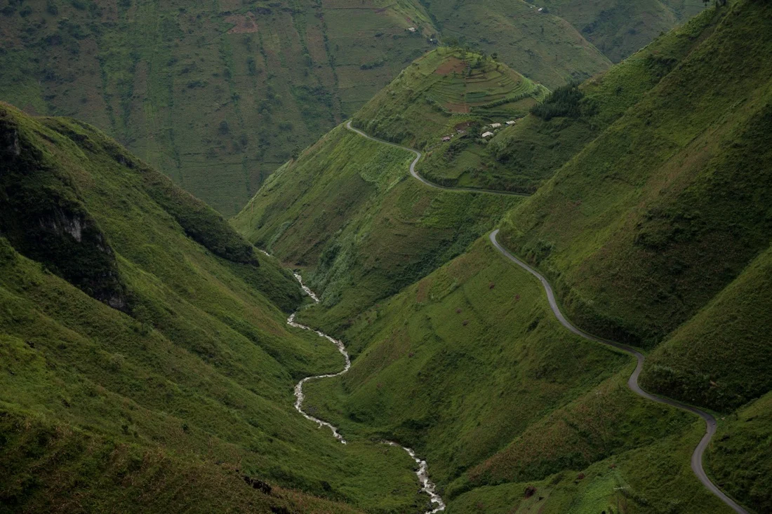 September 20, 2014 - Meo Vac (Vietnam). The Ma Pi Leng Pass between Dong Van and Meo Vac, is considered one the most spectacular road in Vietnam. © Thomas Cristofoletti / Ruom