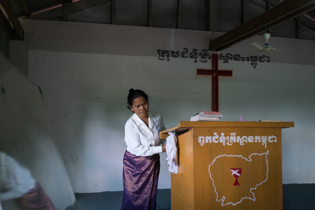 Former Khmer Rouge cadres turned Christians