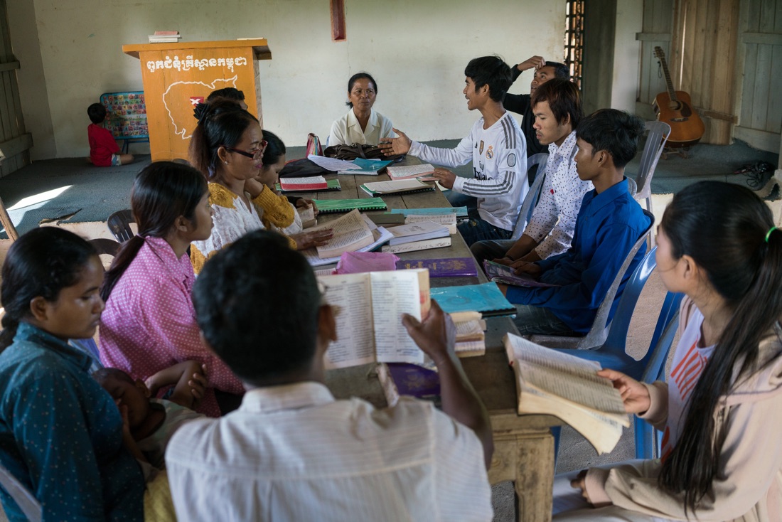 Former Khmer Rouge cadres turned Christians