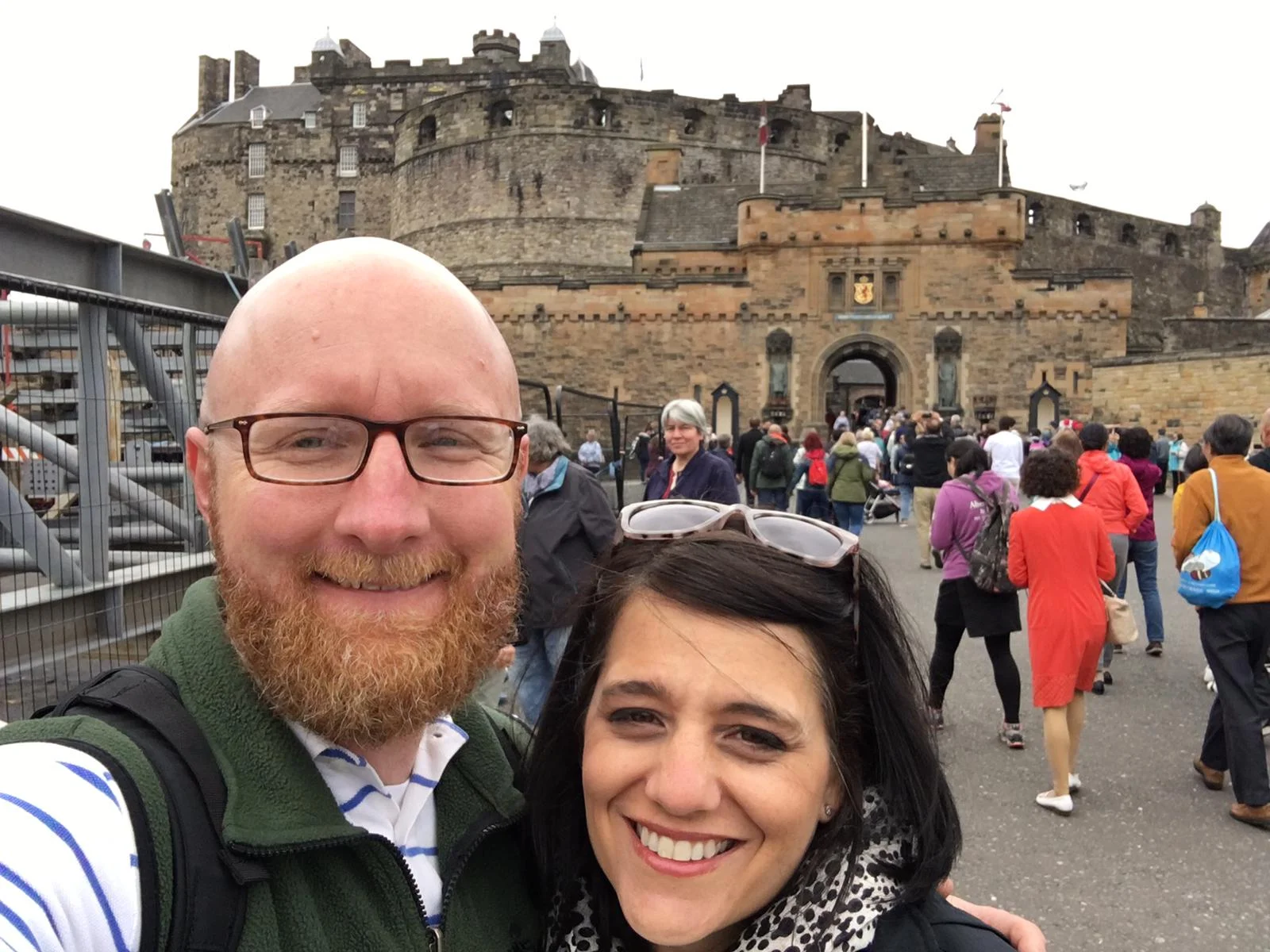 Me and Brock - Edinburgh Castle.