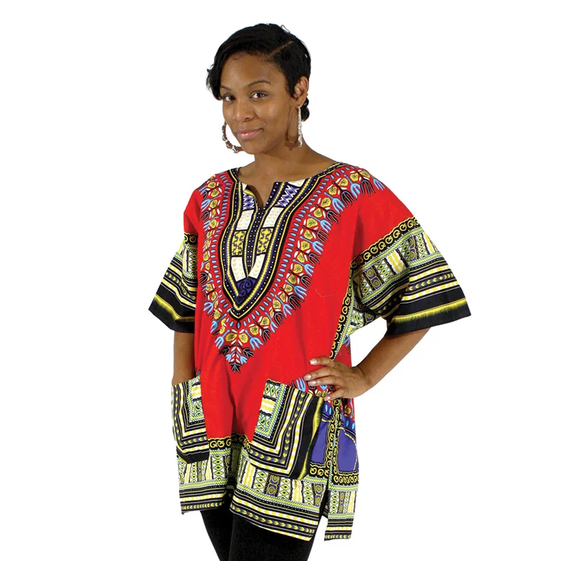 Traditional Dashiki (Red)