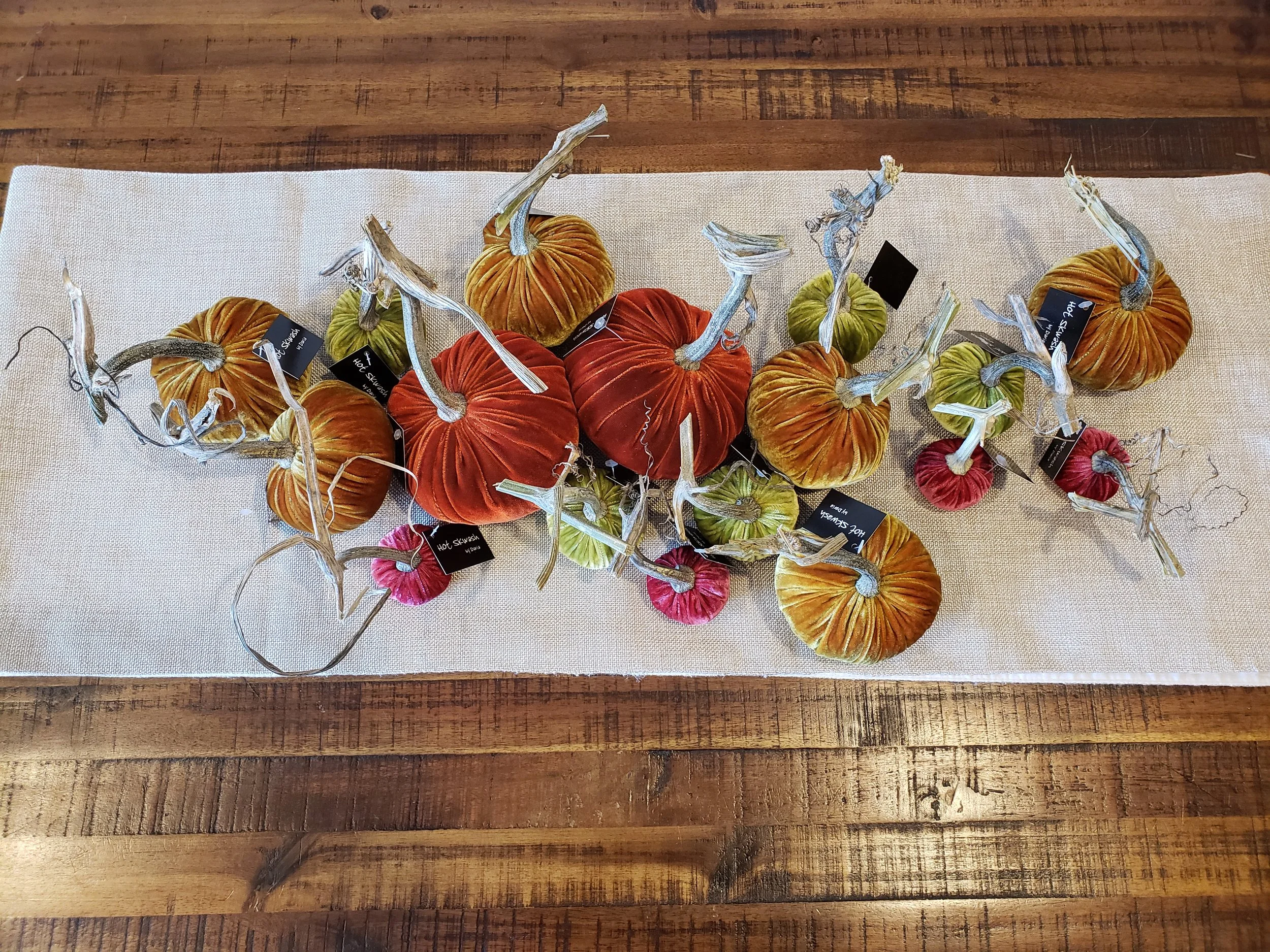 A Set of Four Little Pumpkins...