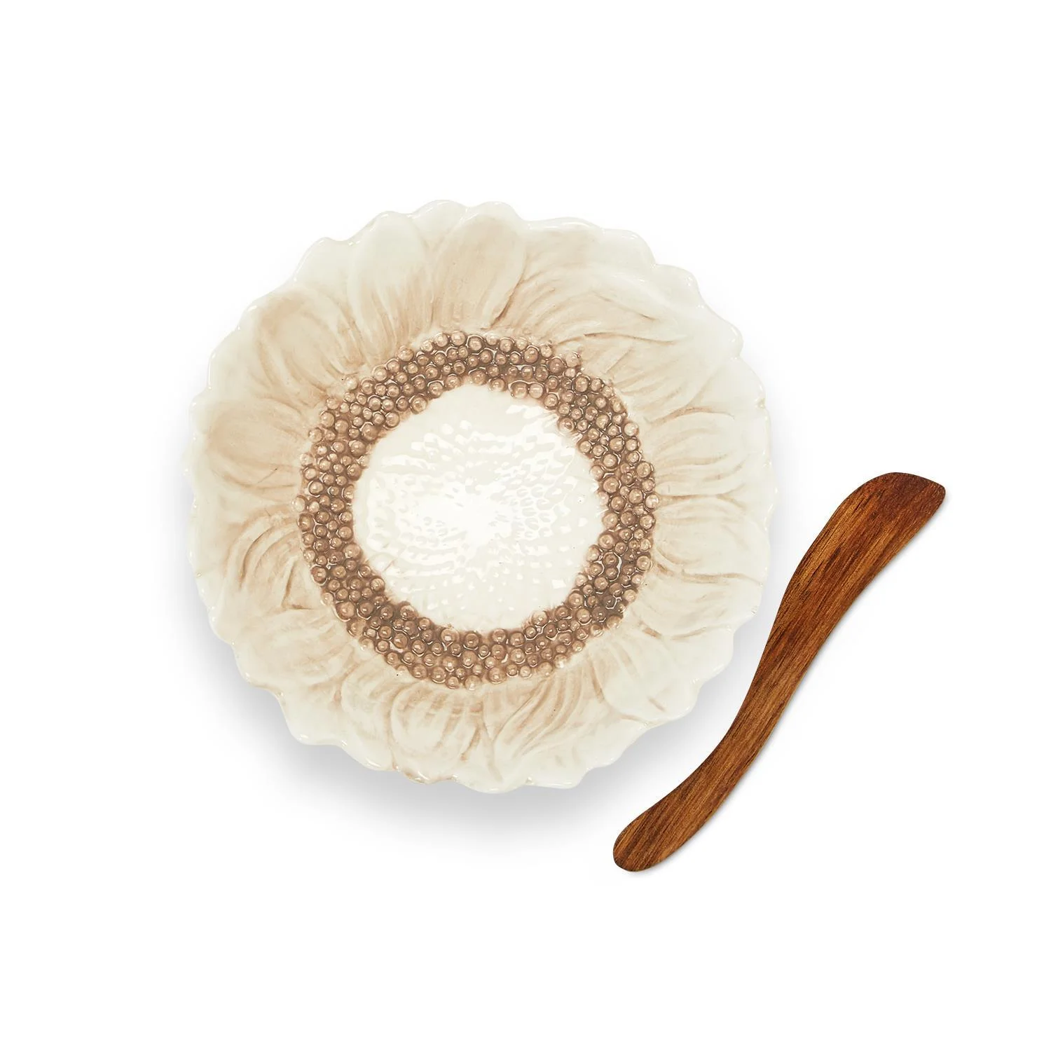 Sunflower Bowl with Spreader