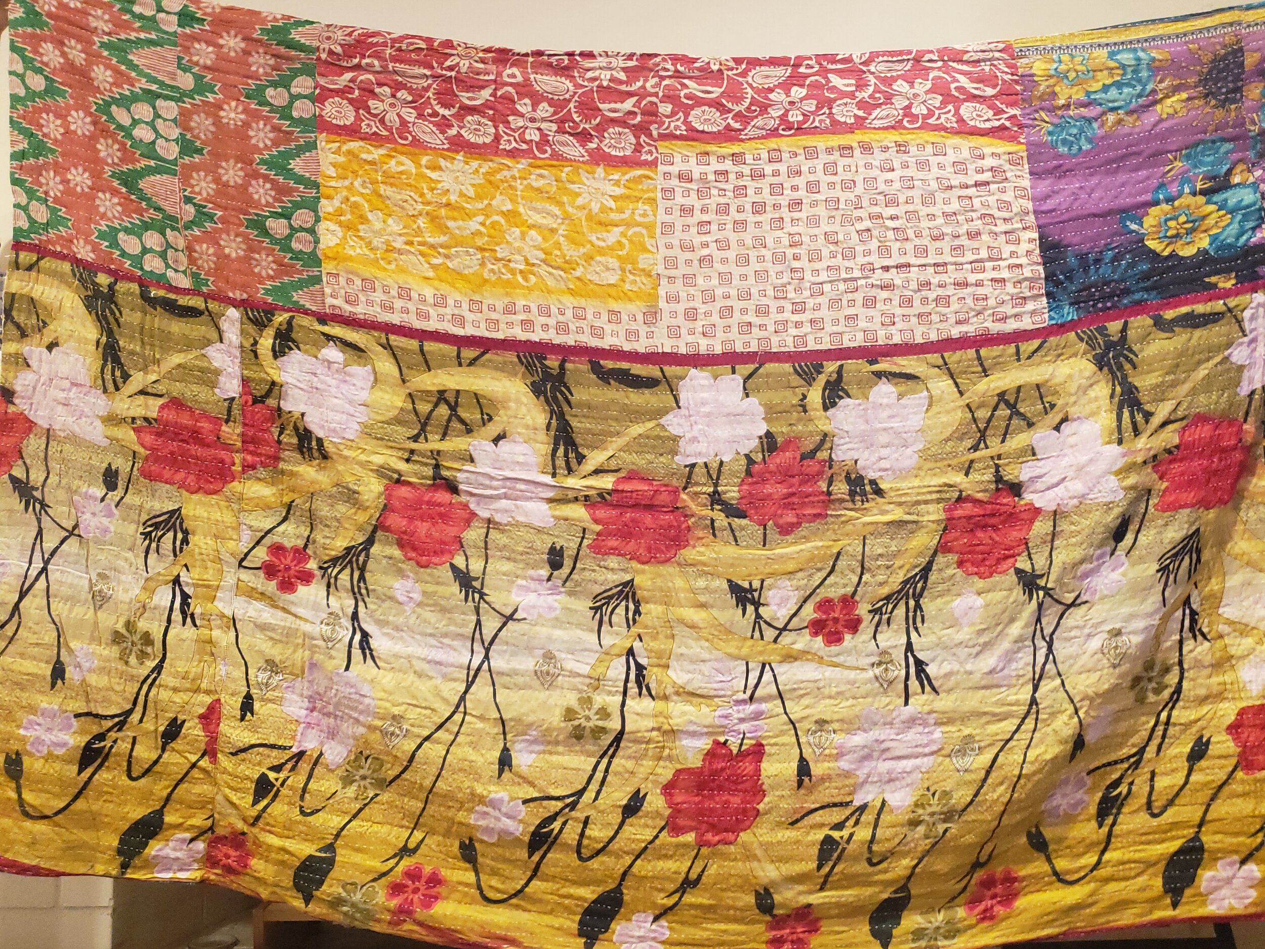 Kantha Quilt/Throw