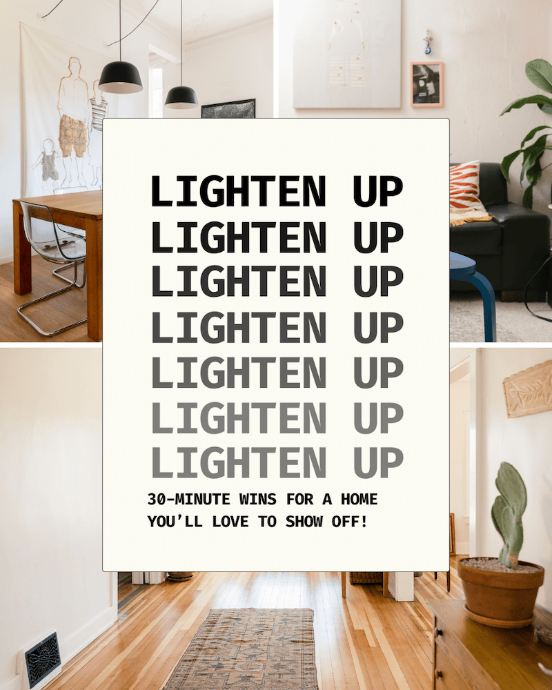 Free 30-minute decluttering wins guide with simple tasks for quick, noticeable progress at home.