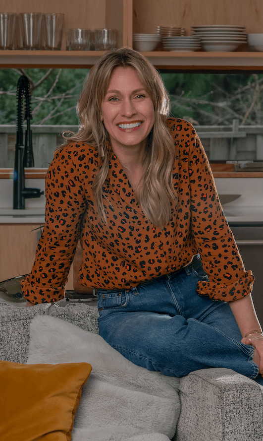 Portland home organizer Sarah Bartol of Simplify Curate, helping clients declutter and design calm, meaningful spaces.