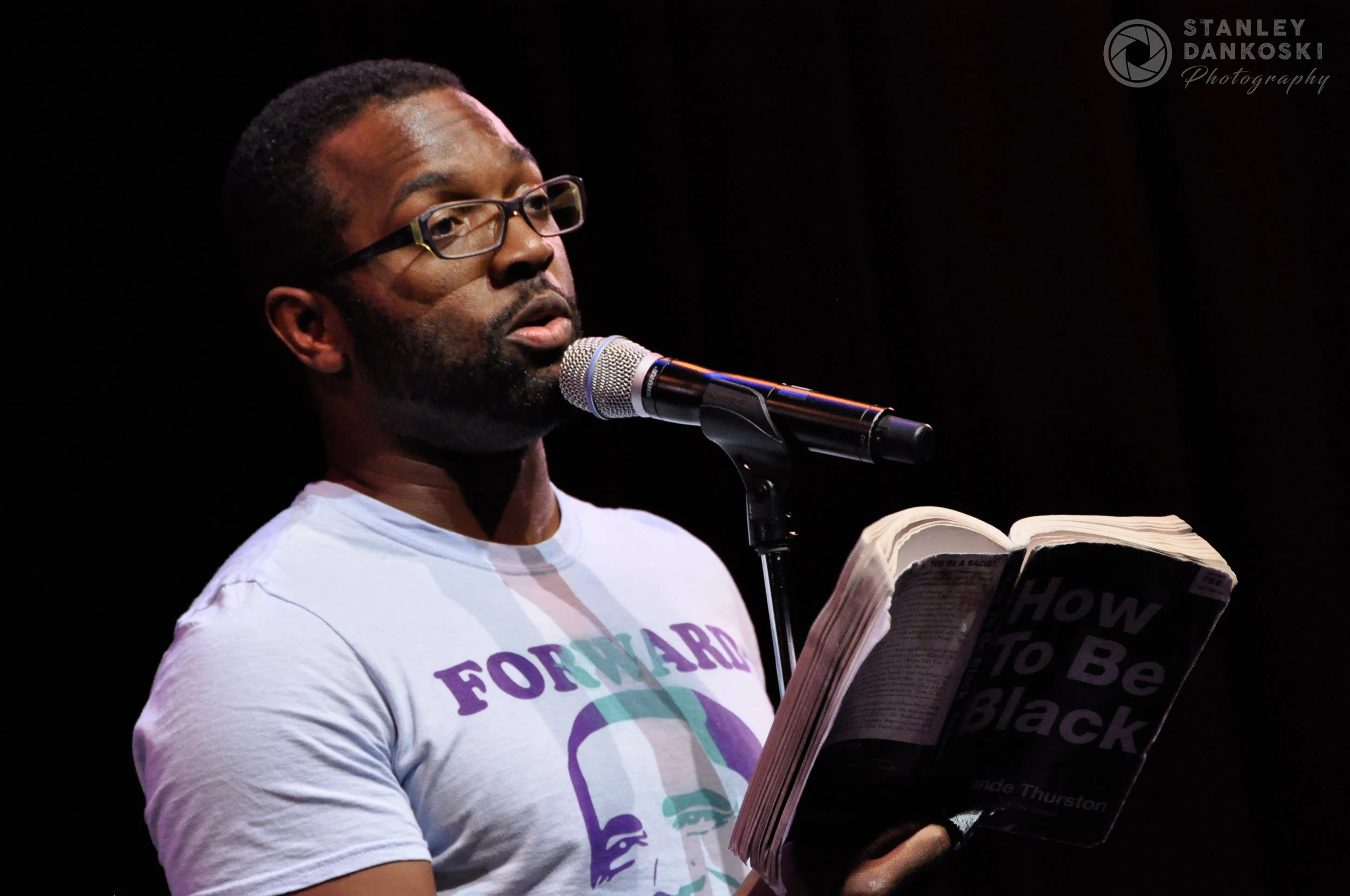 Baratunde Thurston at Literary Death Match, Boston/Cambridge, 2012