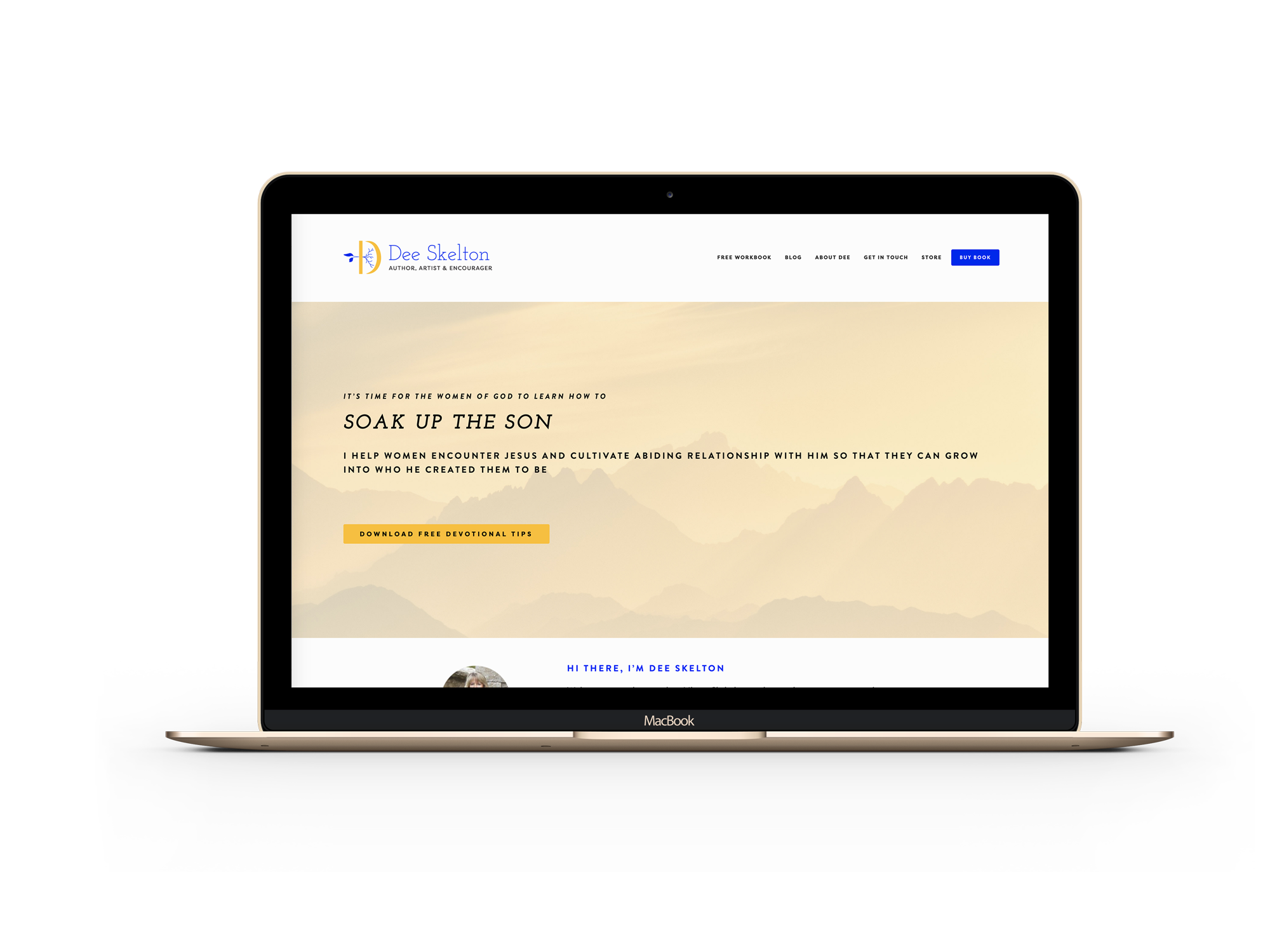 Dee Skelton Website Design