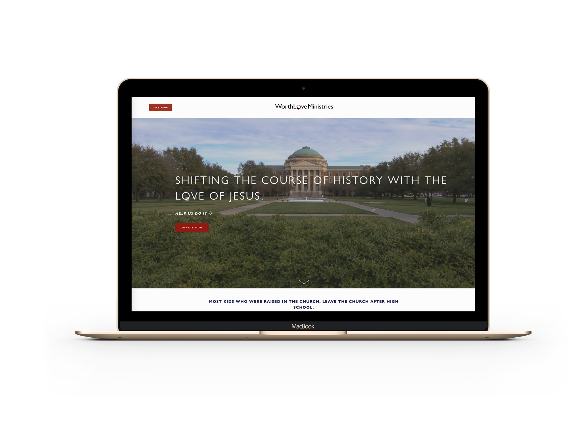 Worth Love Ministries Website Design