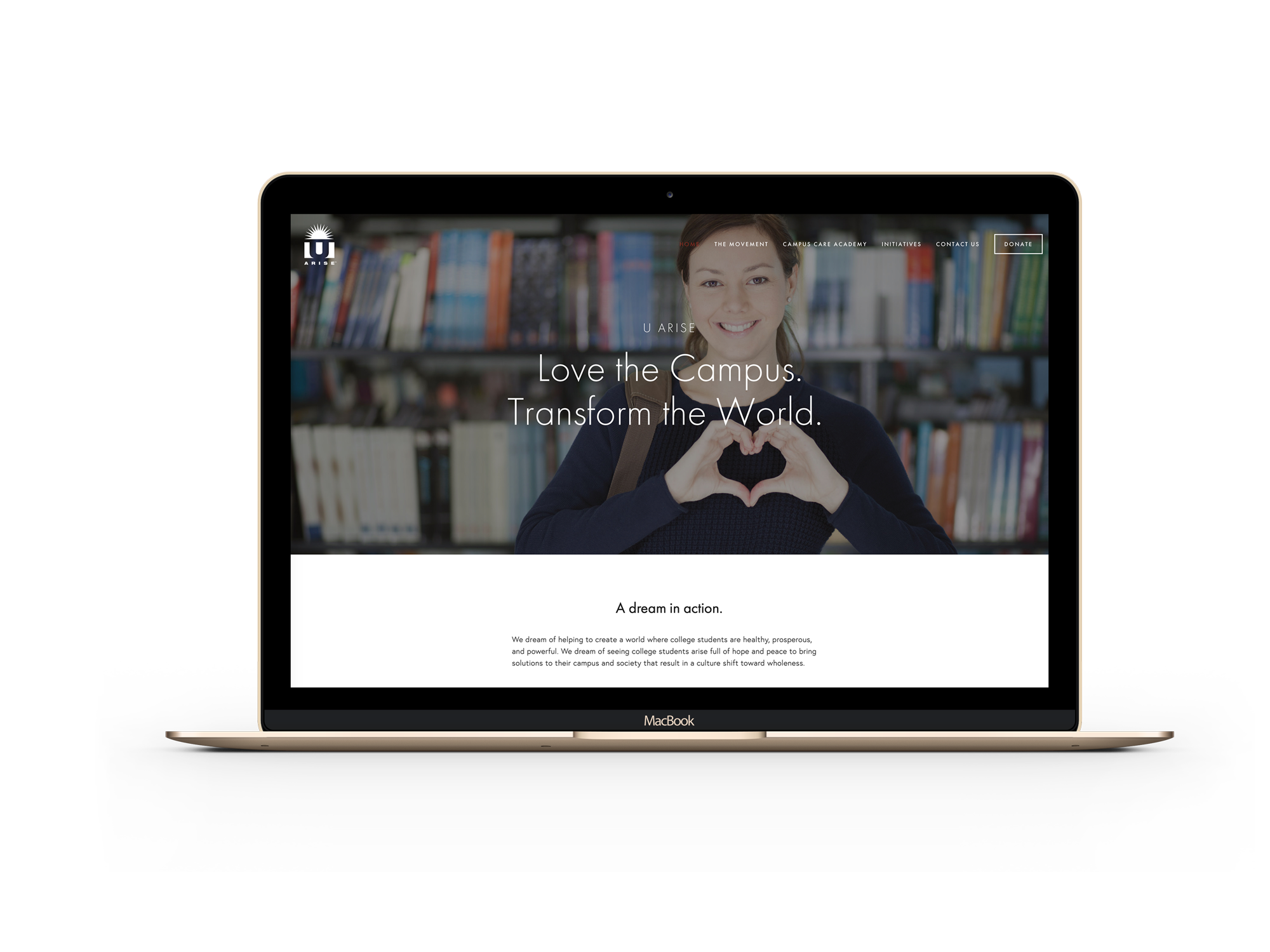 U ARISE Website Design