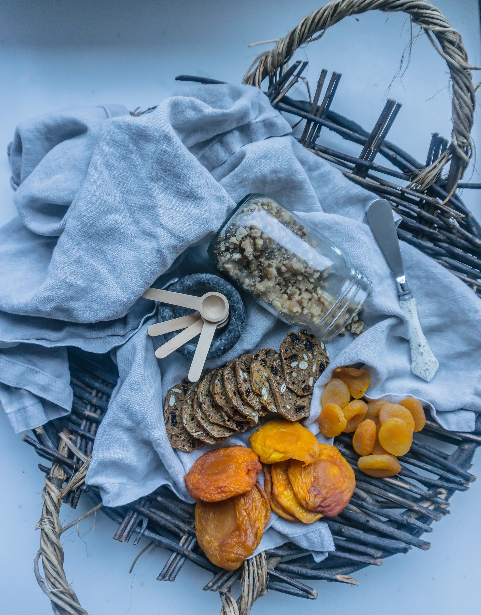 Start by sorting out all your ingredients in groups so its easy to see what to place where!