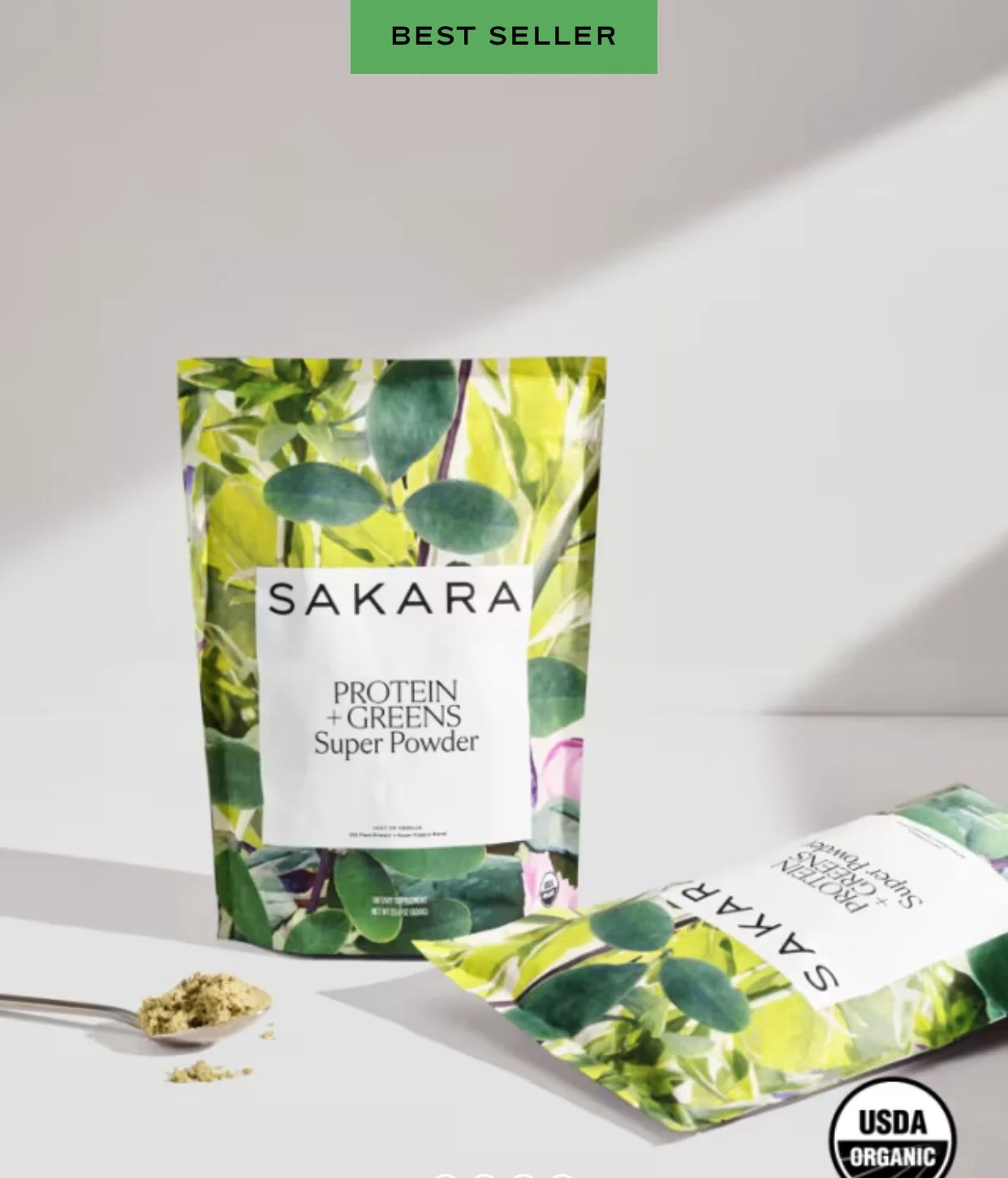 SAKARA PROTEIN + GREENS SUPER POWDER