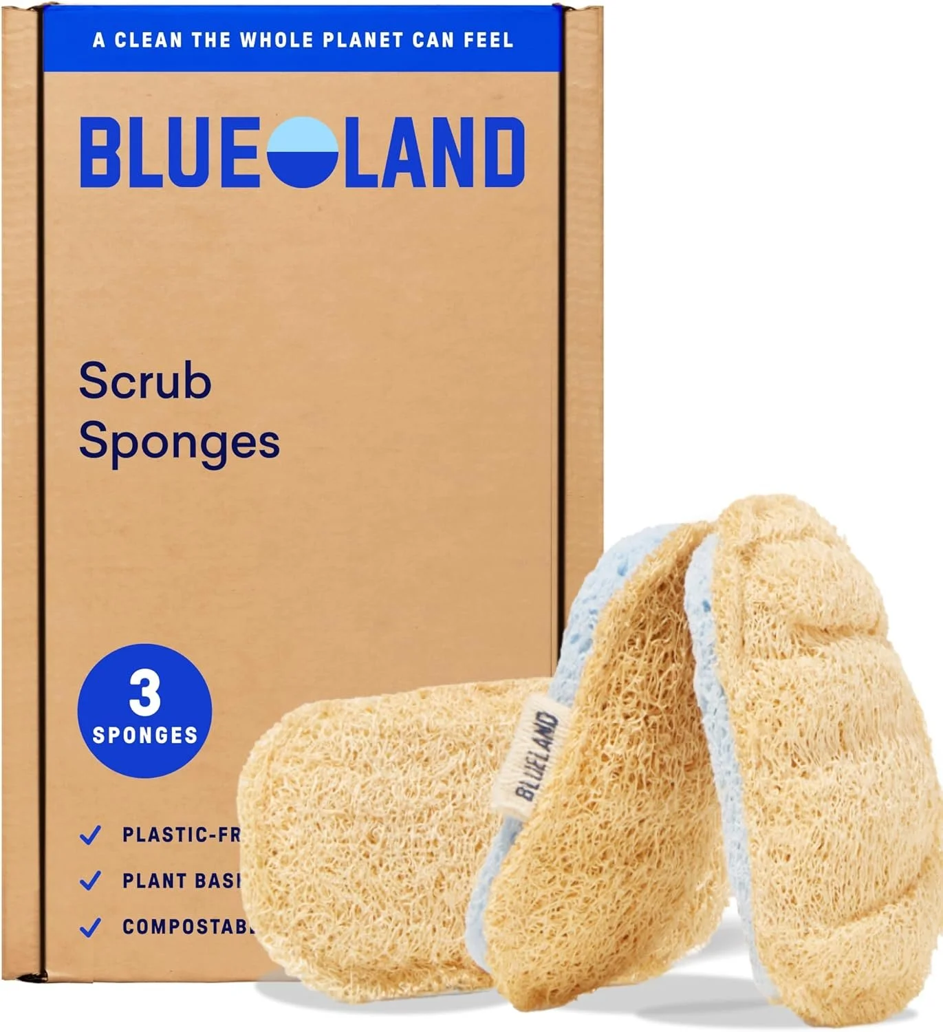 BLUELAND Scrub Sponge