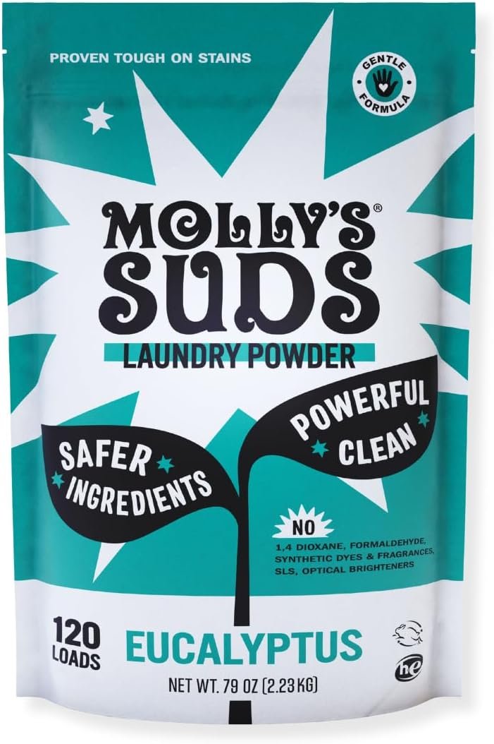 Molly's Suds Original Laundry Detergent Powder Eucalyptus Scented