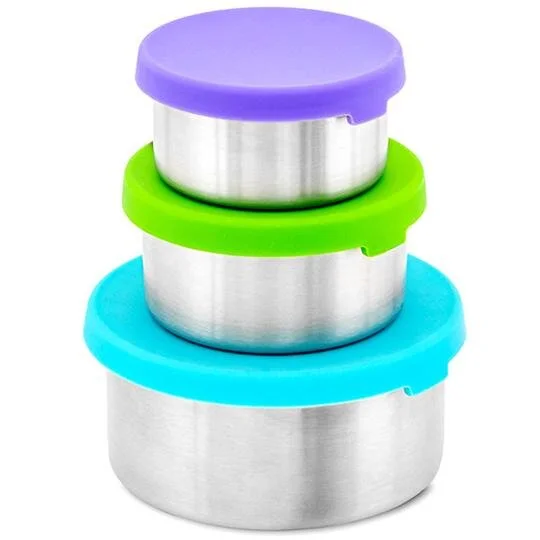 WeeSprout Stainless Steel Food Storage Containers With Silicone Lids (Copy)
