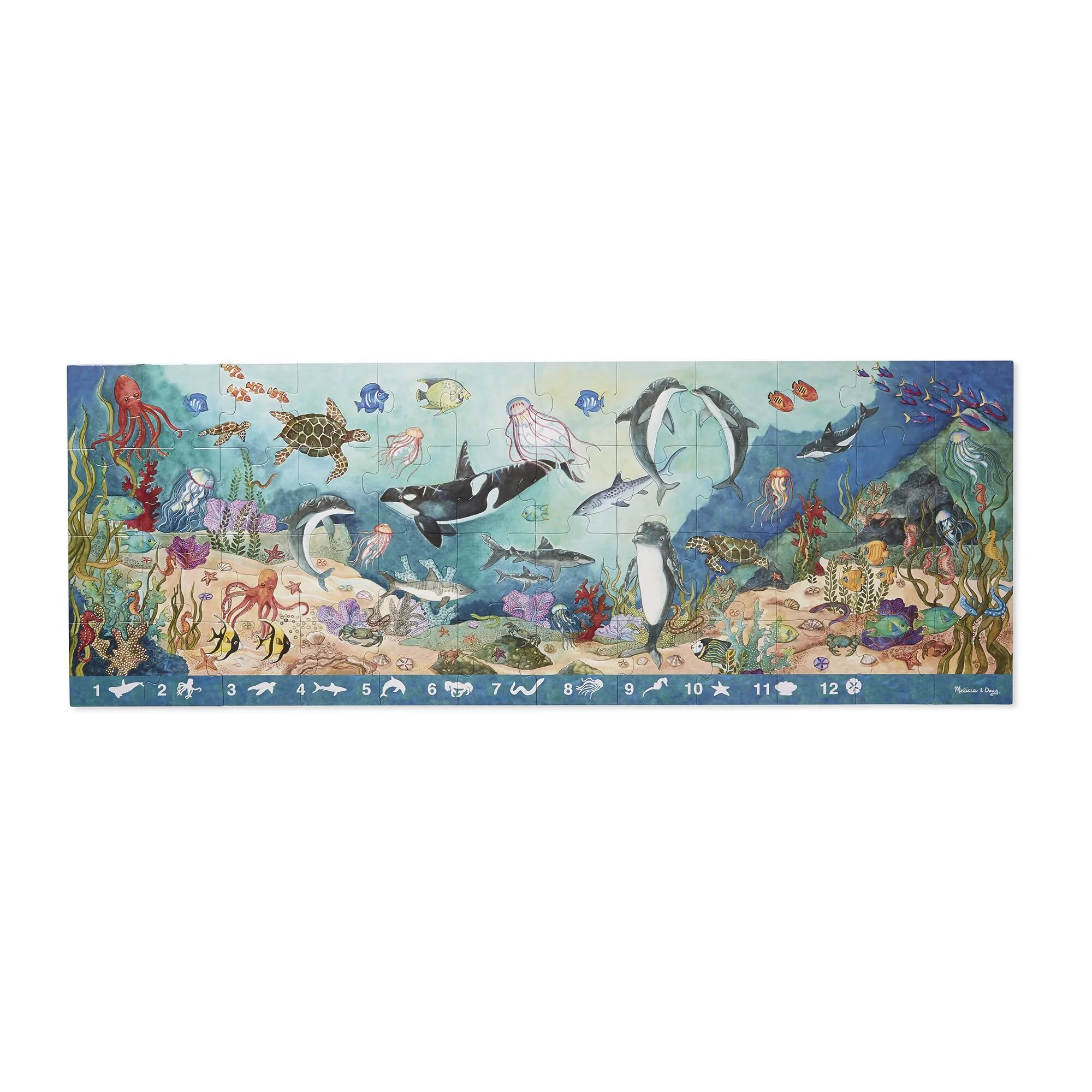 Melissa And Doug Beneath the Waves Search & Find Floor Puzzle - 48 pieces (Copy)
