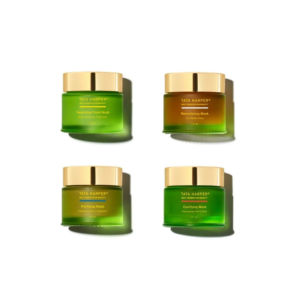 Tata Harper Multi-Masking 4 Piece Mask Set Hydrating, Resurfacing, Purifying &amp; Clarifying Masks