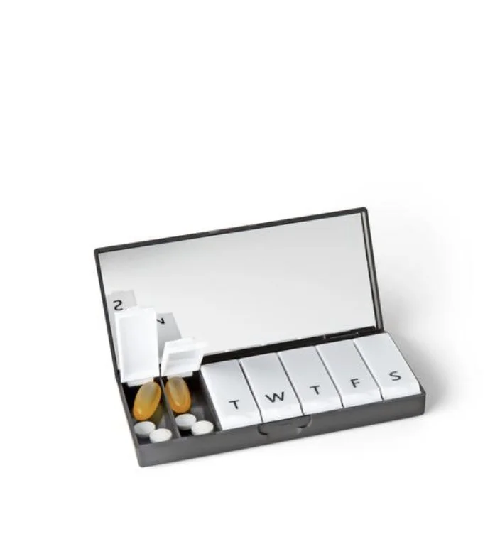 Port + Polish Classic Black Pill Case