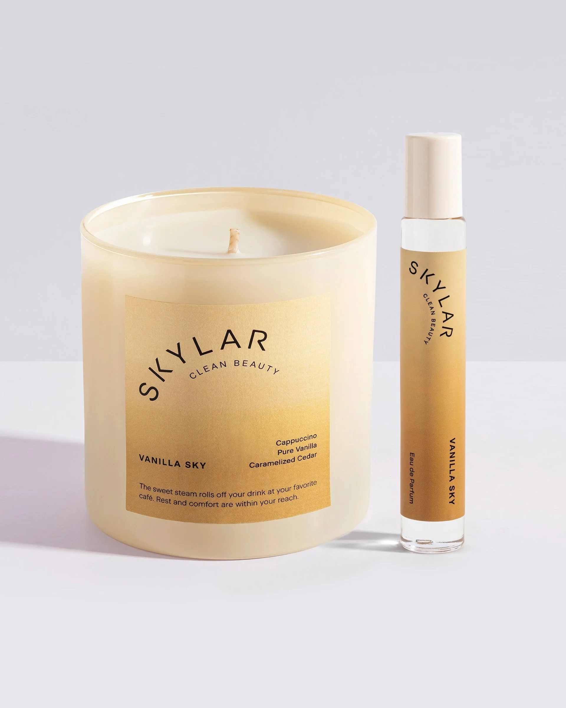 Skylar Candle + Rollerball Gift Set