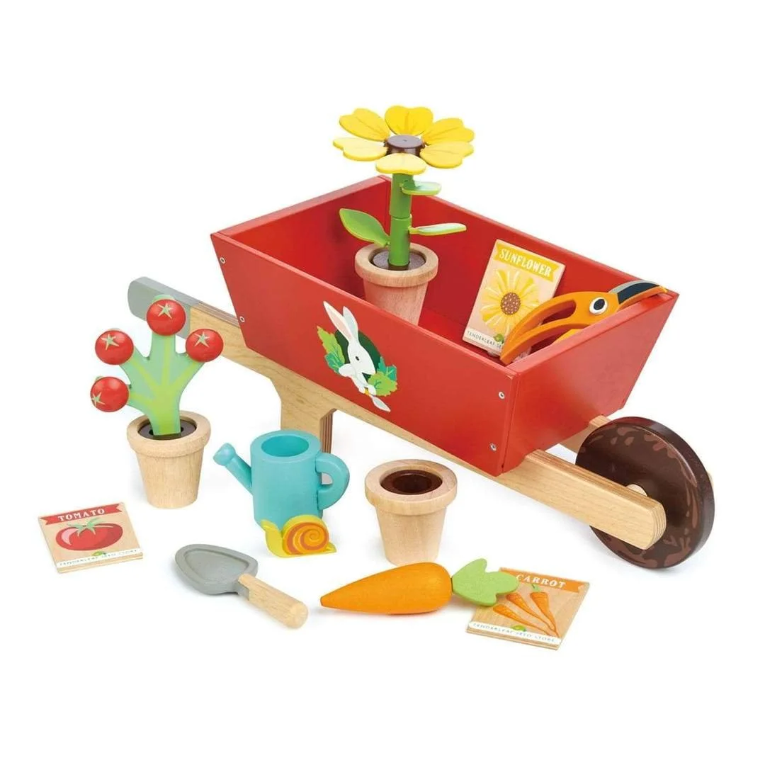 Honeybug Garden Wheelbarrow Set