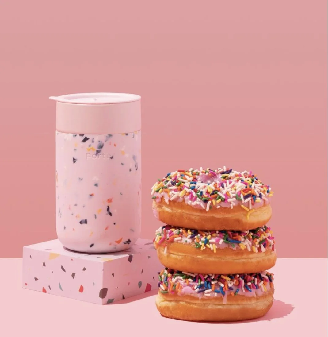 HoneyBug Porter Mug 16oz - Terrazzo Cream