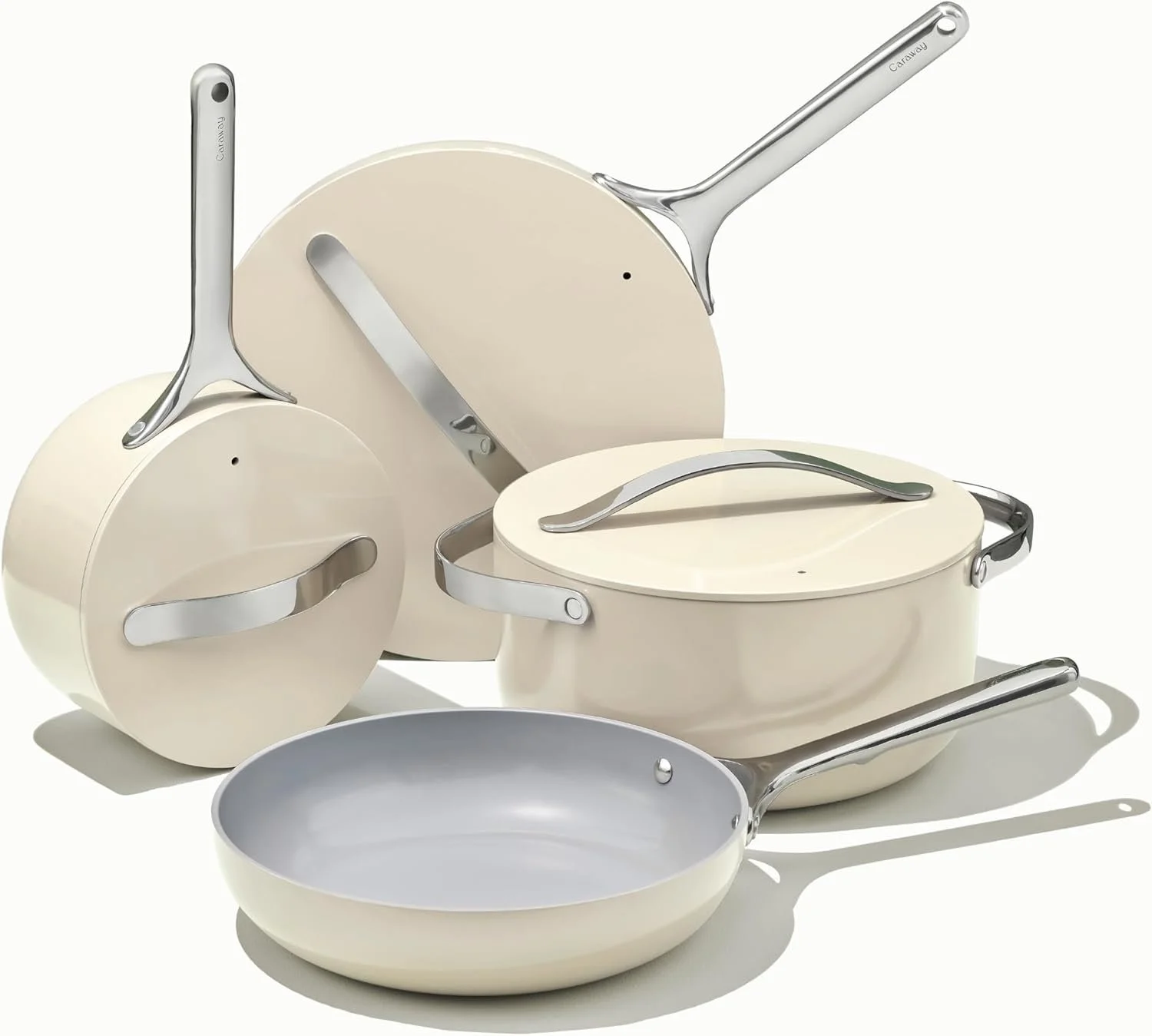 Caraway Nonstick Ceramic Cookware Set (12 Piece)