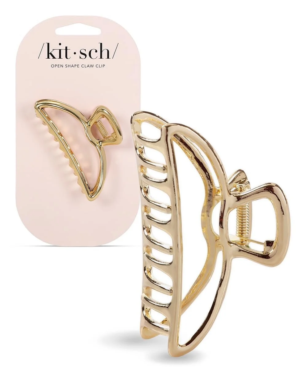 Kitsch Gold Metal Claw Clip
