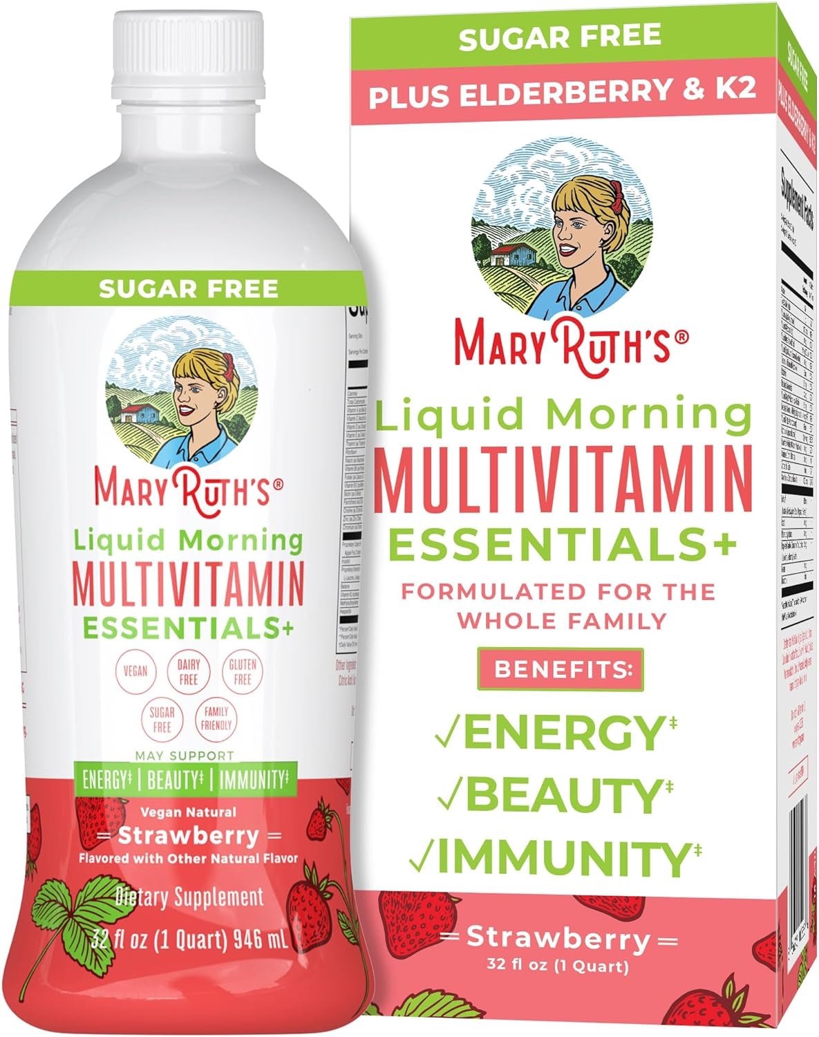 MaryRuth Organics Multivitamin Multimineral for Women Men &amp; Kids