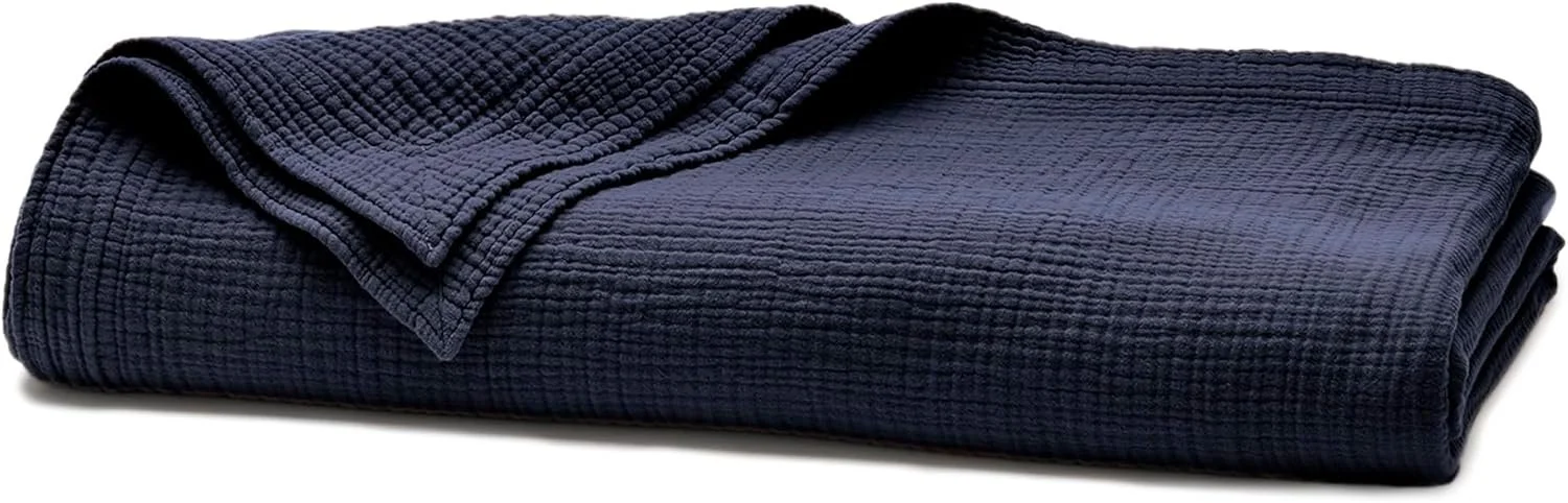 BOLL & BRANCH Dream Bed Blanket Luxury 100% Organic Cotton