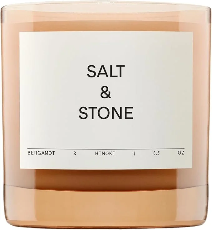 Salt & Stone Scented Candle Bergamot & Hinok