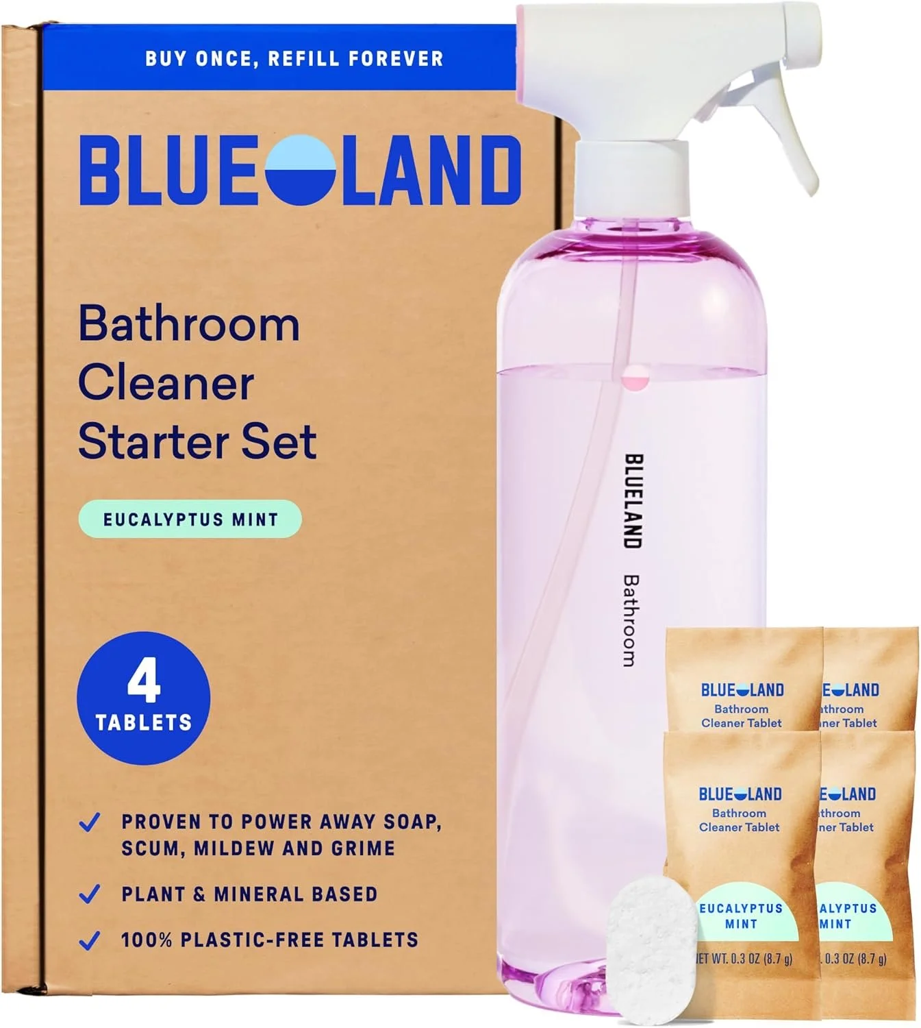 BLUELAND Bathroom Cleaner In Eucalyptus Mint