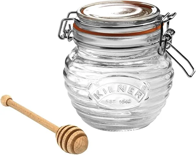 KILNER Honey Pot With Dipper