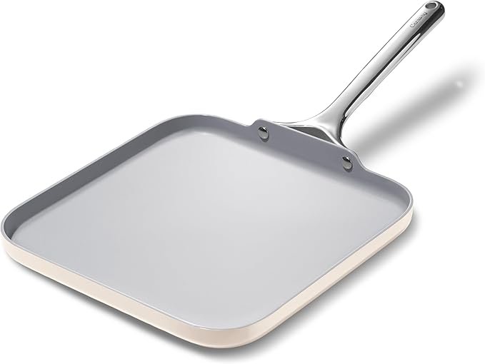 Caraway Square Griddle Pan 11” Square Pan Non-Stick Ceramic Coated Non Toxic