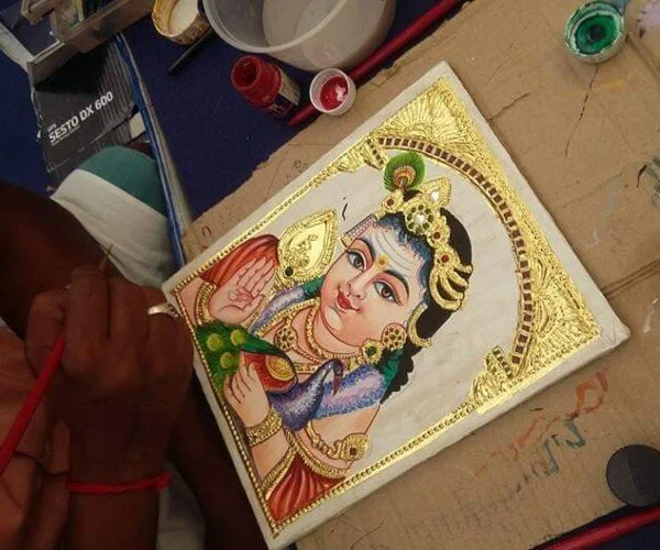 Tanjore paintings: The guild of gold