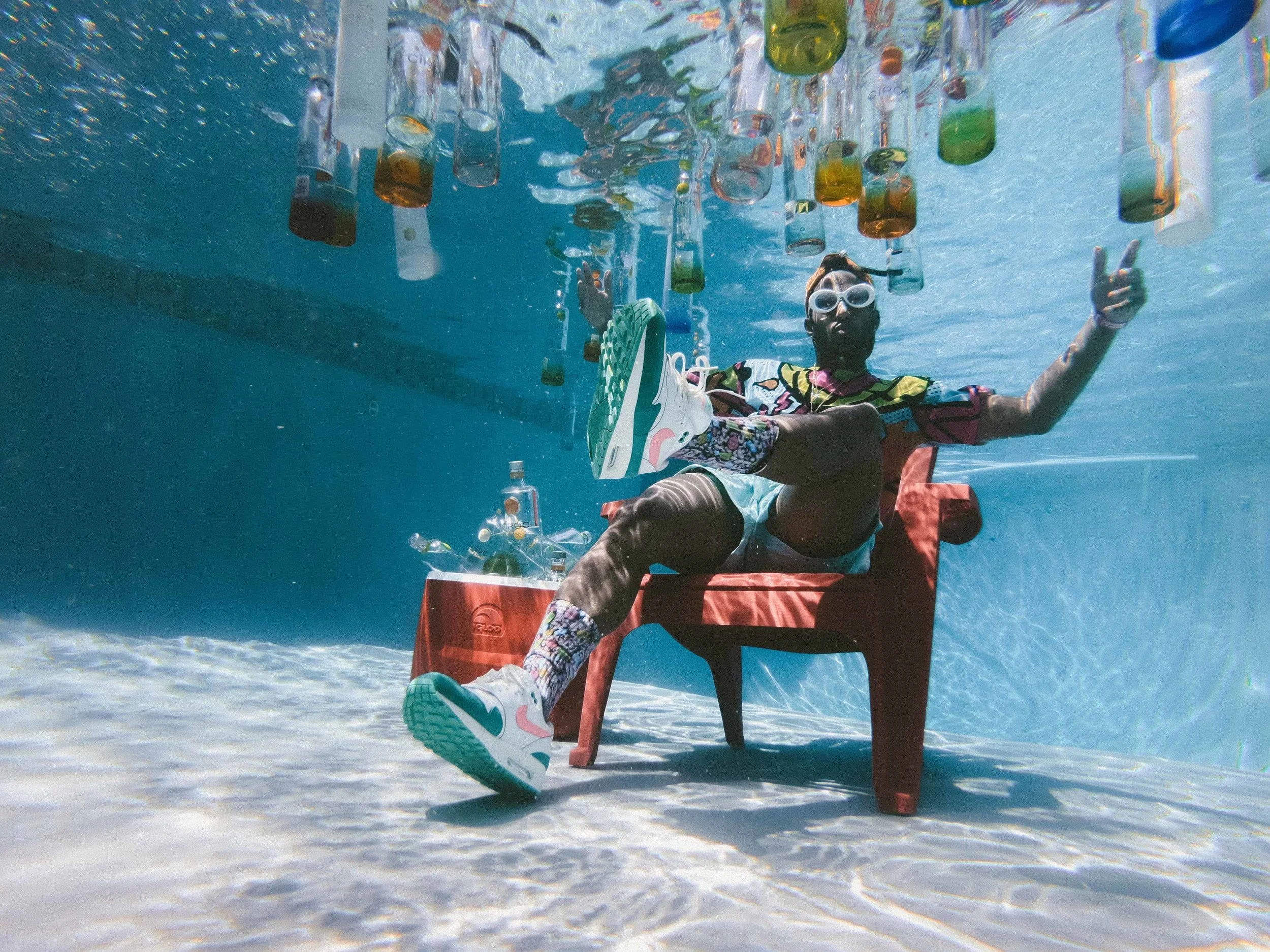 No need to go to such extremes to keep drinks cold at your party!